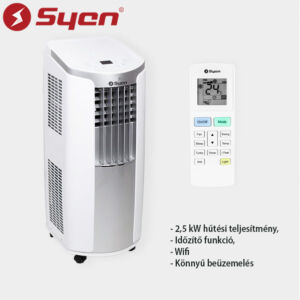 Syen SHC09SH-E90NA3A Mobil klíma, Wifi, 2,5 KW