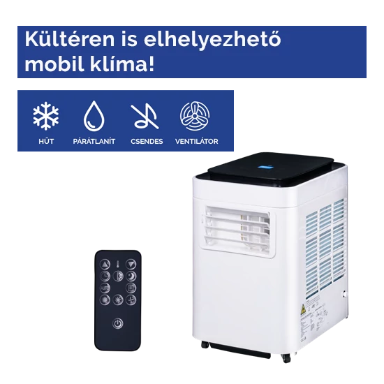 Fisher FP-92DE4-R mobil klíma 2,6 kW