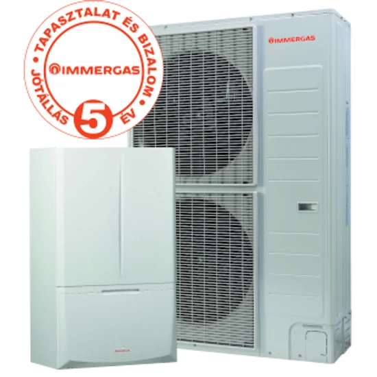 Immergas Magis Pro 12 T V2 split rendszerű levegő-víz hőszivattyú beltéri és kültéri egységgel