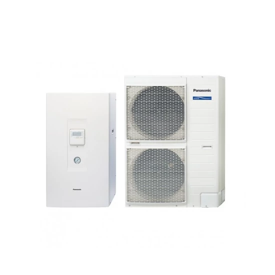 Panasonic WH-UH12FE8/WH-SHF12F9E8 Aquarea High Temperature osztott levegő-víz hőszivattyú, 3 fázisú, 12 kW