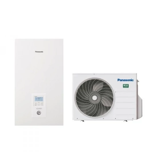 Panasonic WH-UD09JE5/WH-SDC0709J3E5 Aquarea osztott levegő-víz hőszivattyú, 1 fázisú, 9 kW