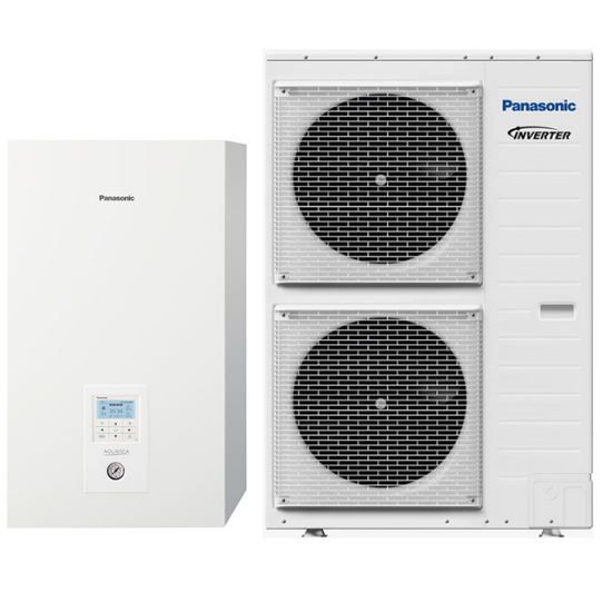 Panasonic WH-UX09HE8/WH-SXC09H3E8 Aquarea T-CAP osztott levegő-víz hőszivattyú, 3 fázisú, 9 kW